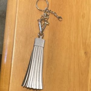 Reflective tassel shooting star keychain
